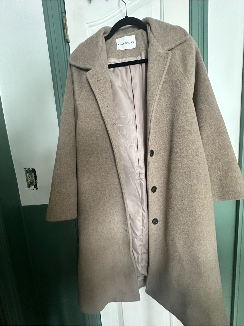 Aha Selected Women's Taupe Coat